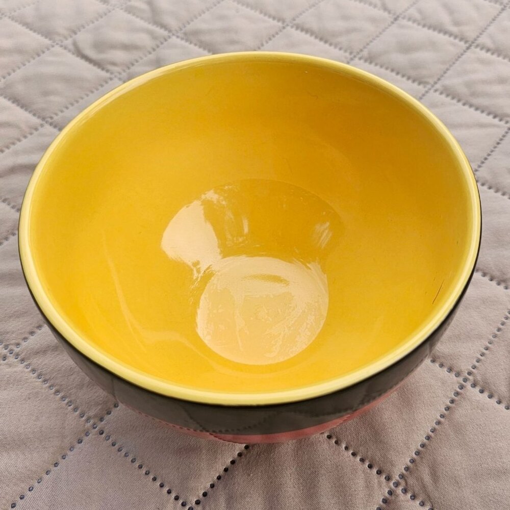 Disney Parks Mickey Mouse 3D Red Cereal Soup Bowl   Face on Front  Rear on Back - Picture 6 of 12